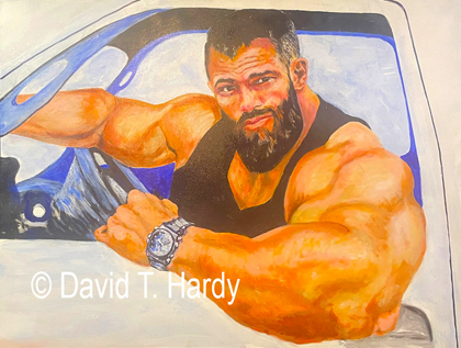 Muscled Trucker by David T Hardy