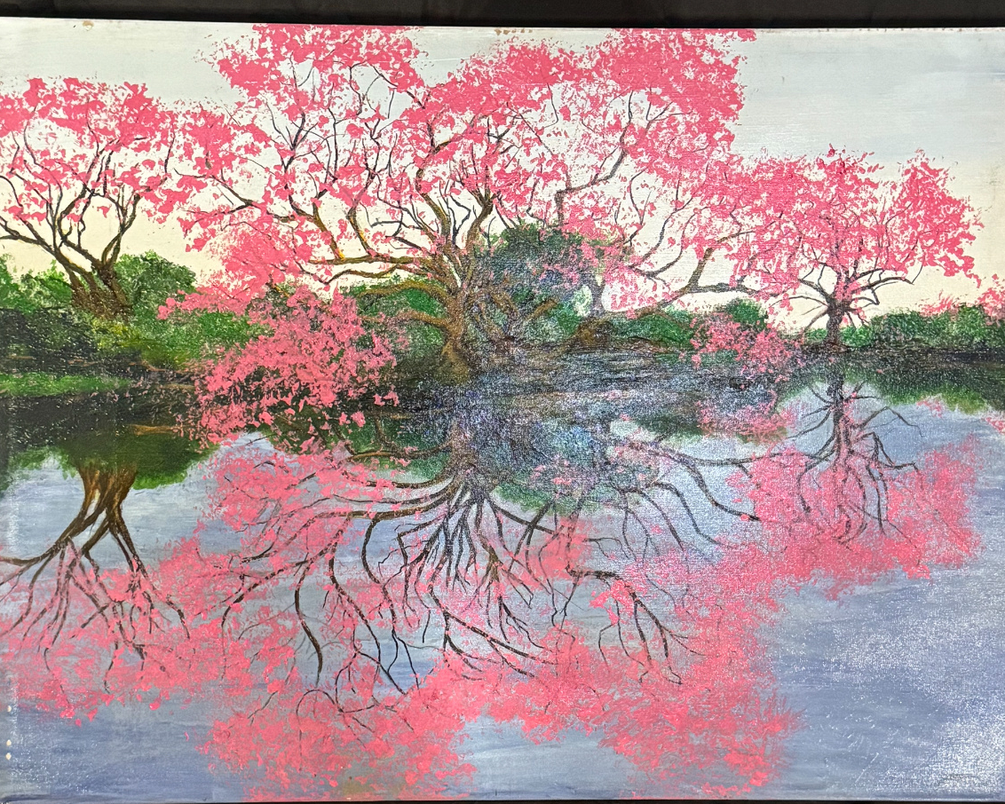 Apple Blossoms — artwork by David Thomas Hardy