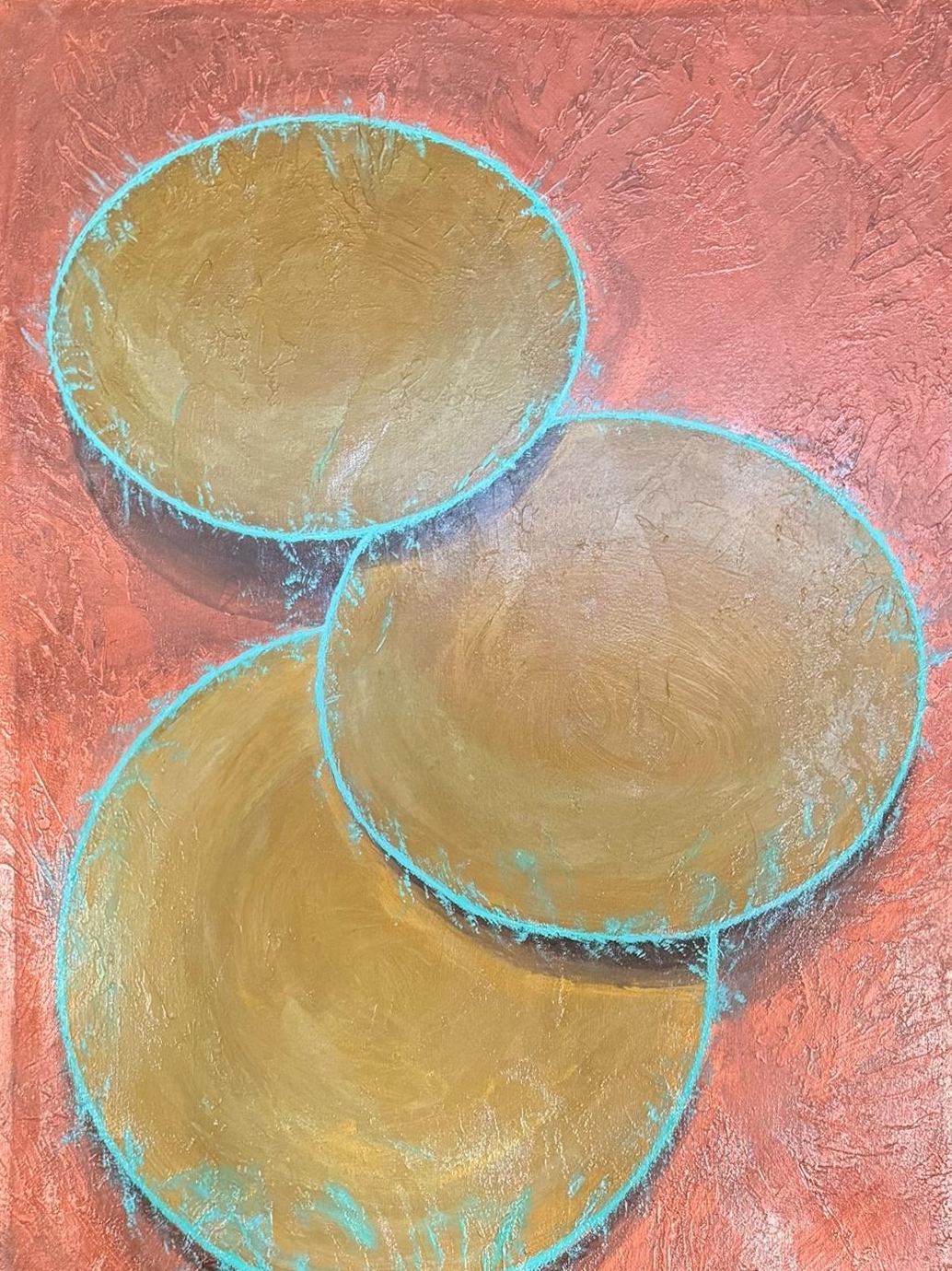 Celestial Coins — original painting by David Thomas Hardy