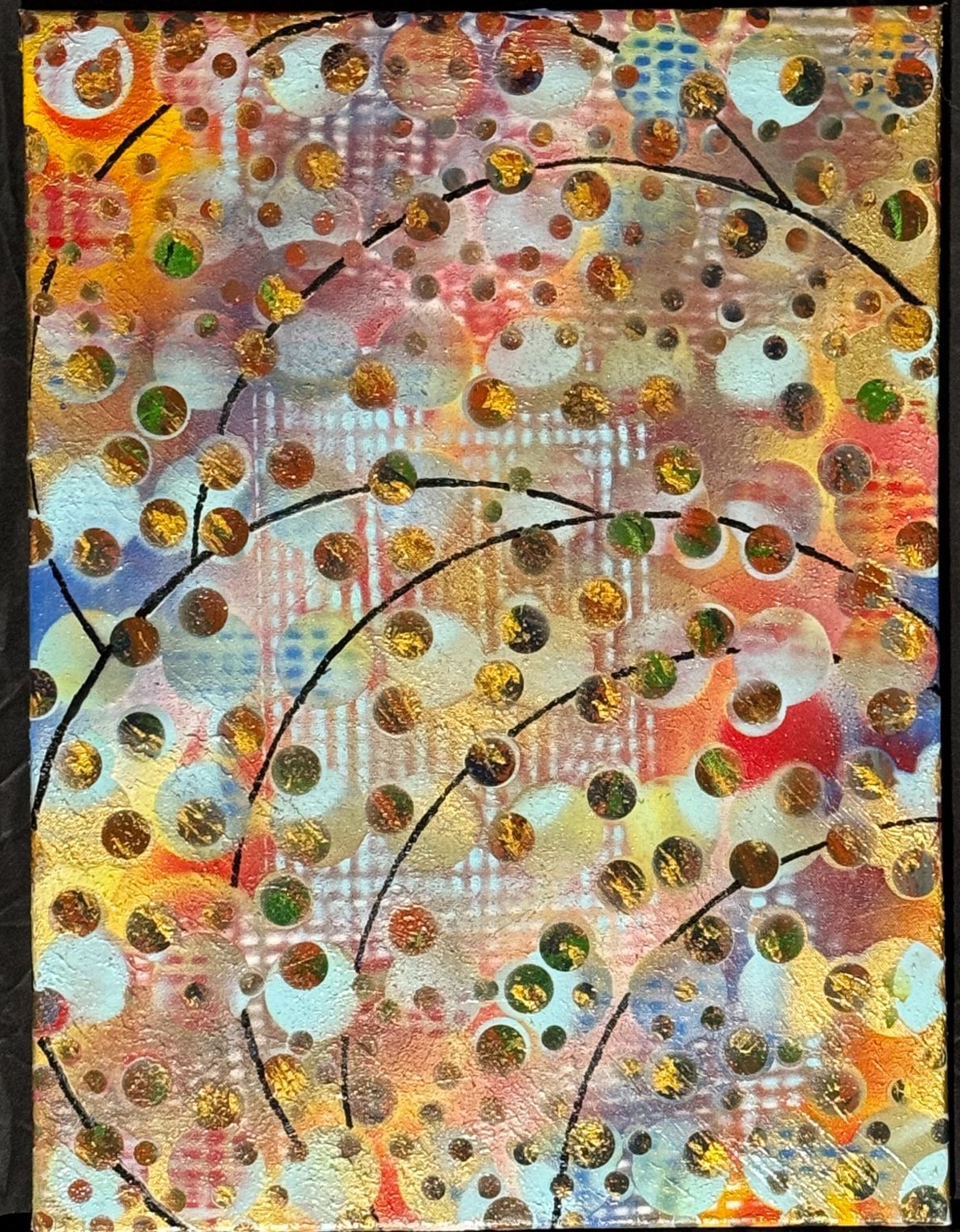 Dancing Spheres — original painting by David Thomas Hardy
