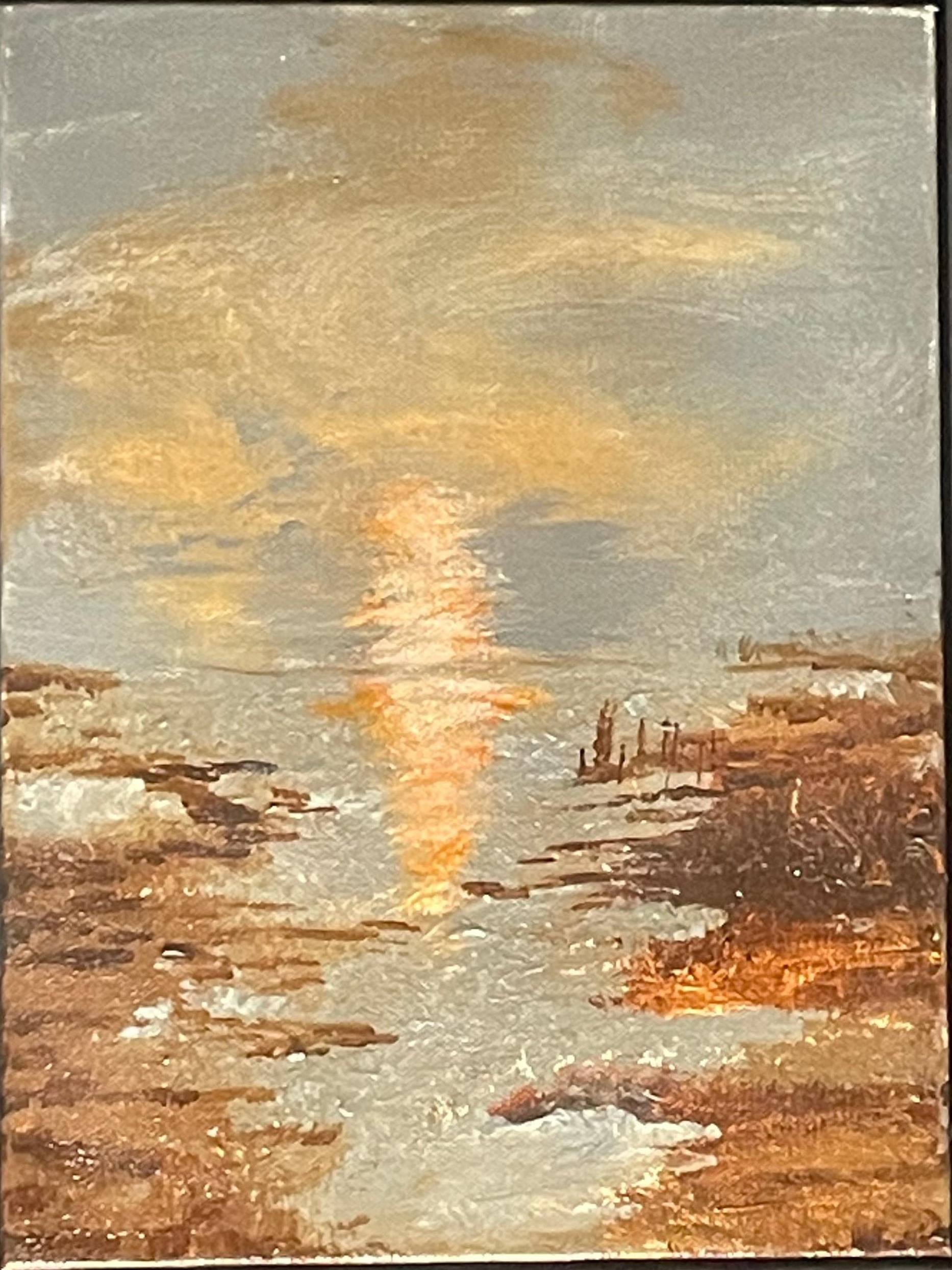 Last Remnants of Sunset — artwork by David Thomas Hardy