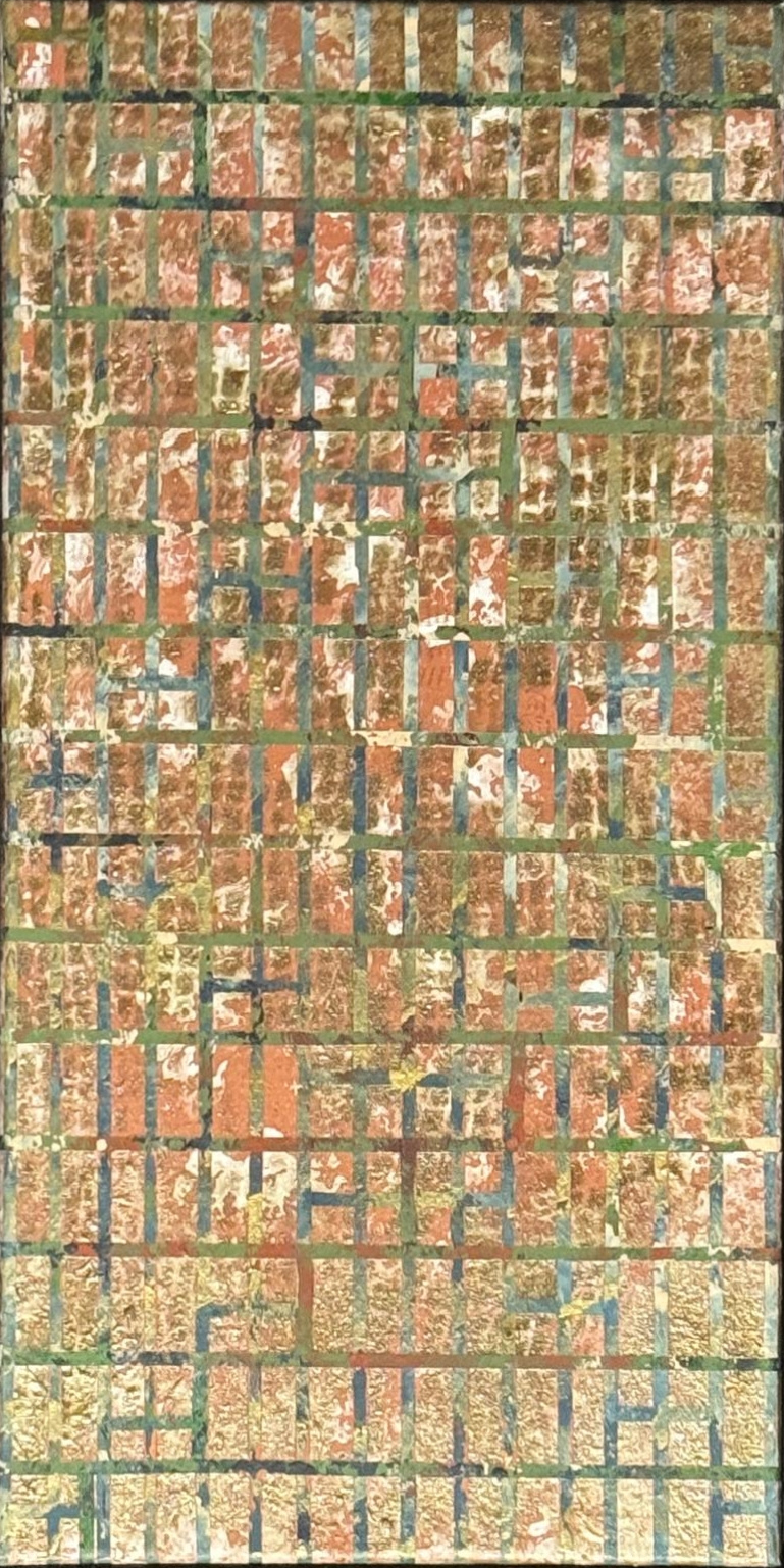 Mapped Earth — original painting by David Thomas Hardy