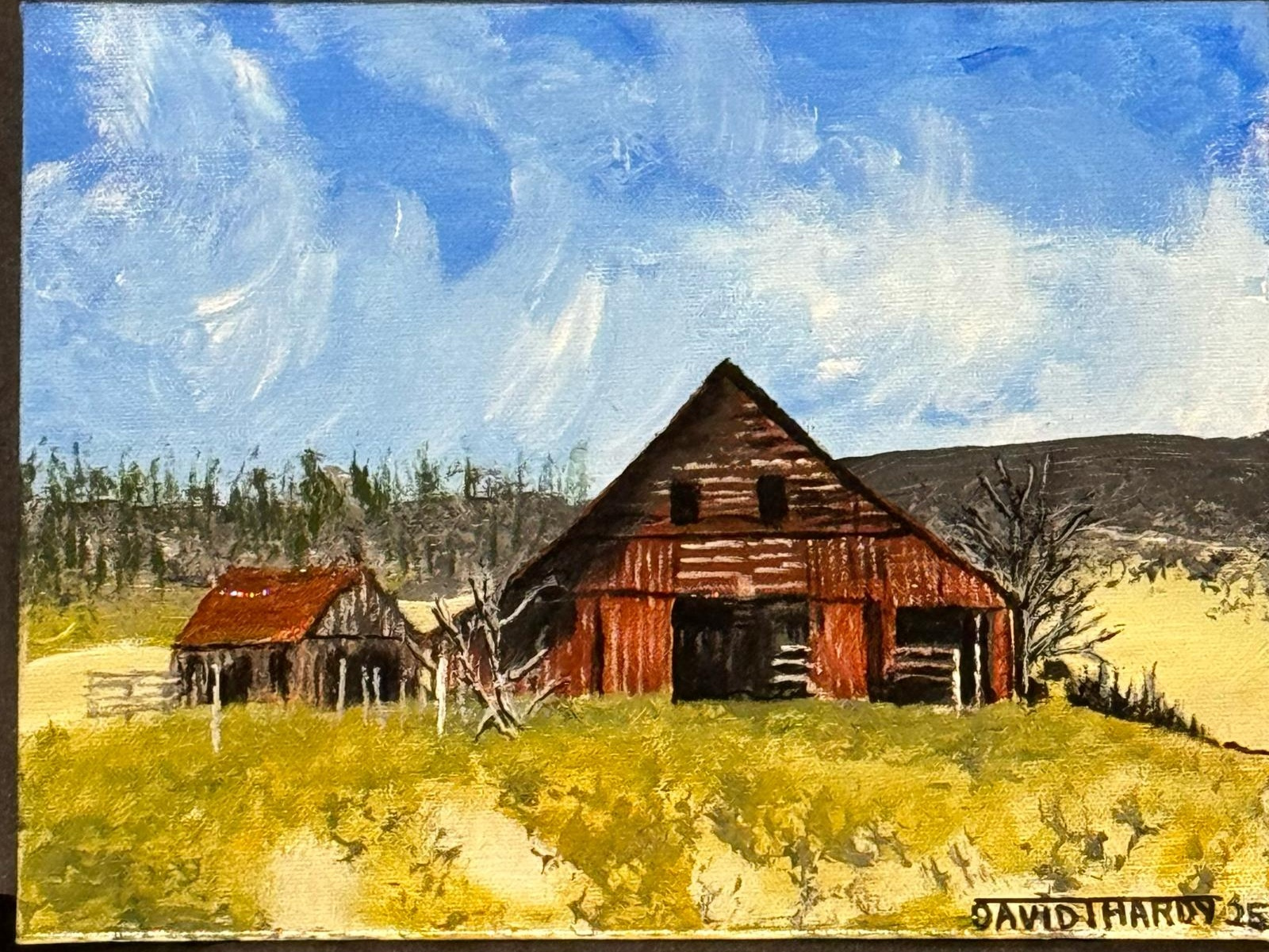 Memory Painted in Sun and Timber — artwork by David Thomas Hardy