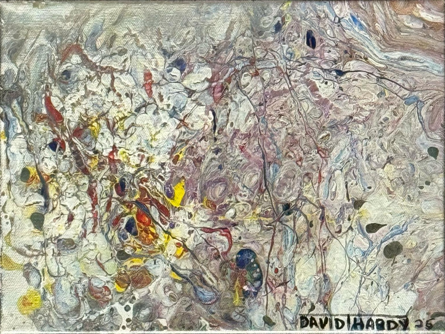 Morphogenetic Surface (1) — original painting by David Thomas Hardy