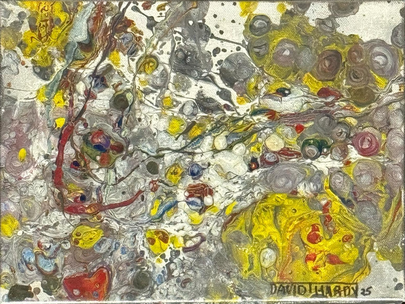 Morphogenetic Surface (2) — original painting by David Thomas Hardy