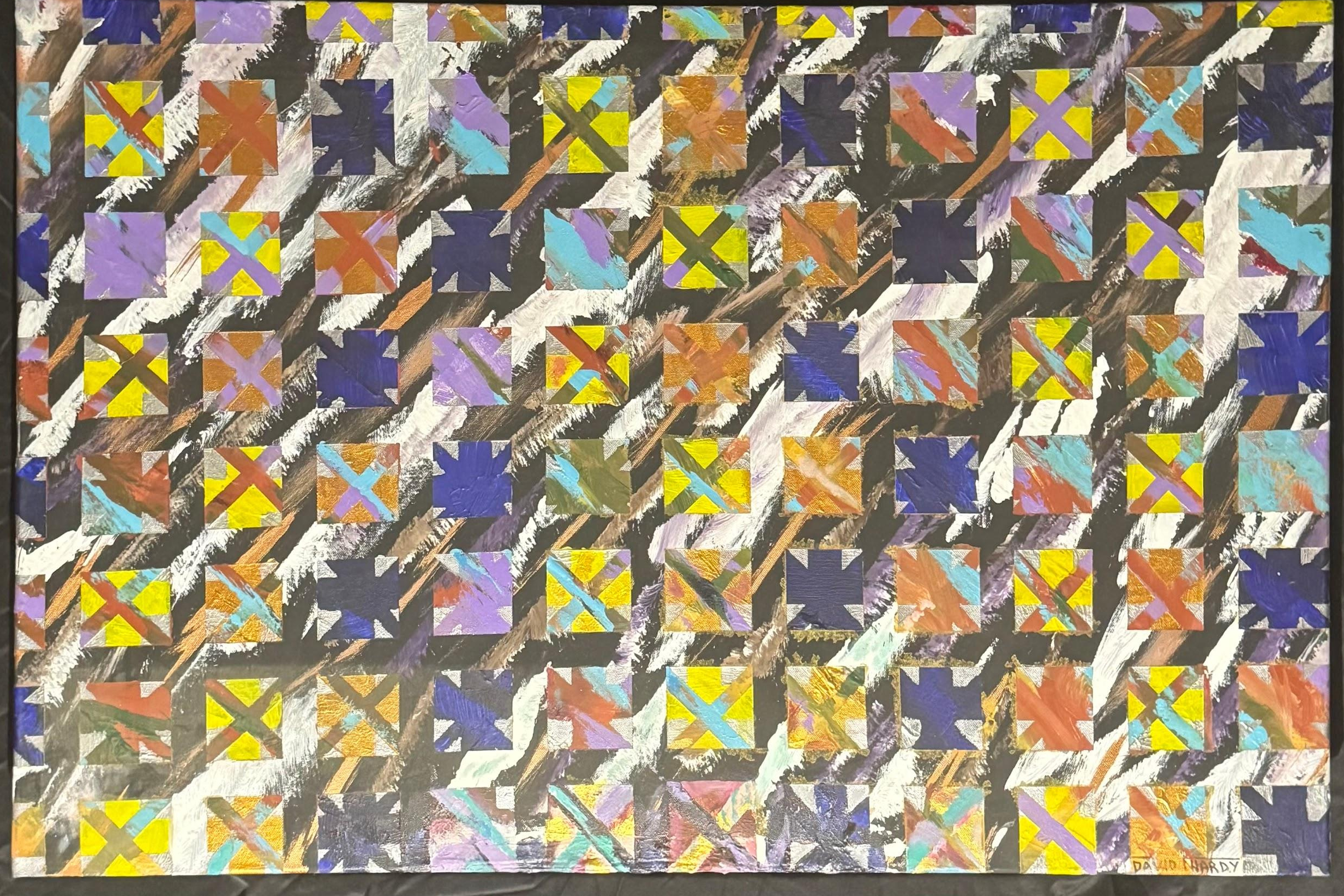 Party Time — original painting by David Thomas Hardy