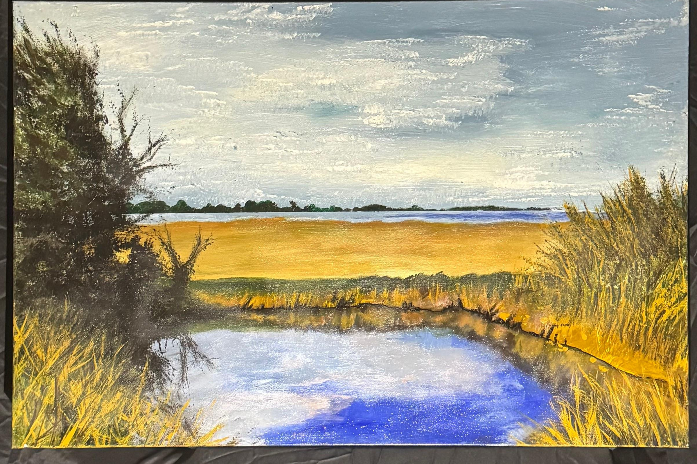 Pond Marsh — artwork by David Thomas Hardy