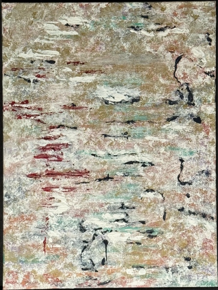 Snowstorm — original painting by David Thomas Hardy