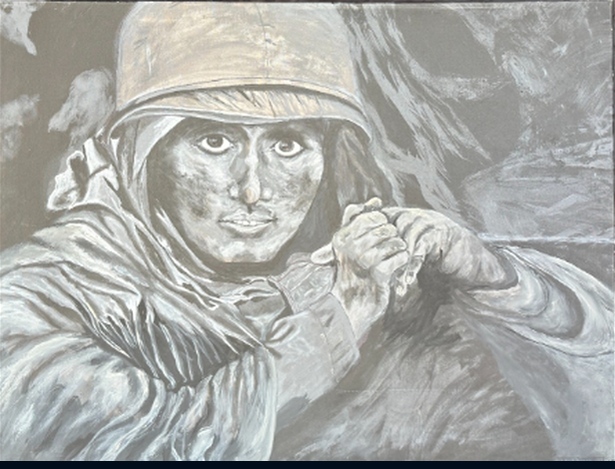 Vietnam Soldier — artwork by David Thomas Hardy